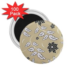 Folk Flowers Print Floral Pattern Ethnic Art 2 25  Magnets (100 Pack)  by Eskimos