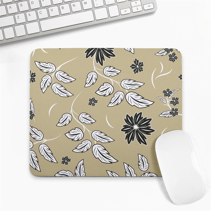 Folk flowers print Floral pattern Ethnic art Large Mousepads