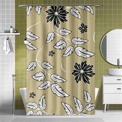 Folk Flowers Print Floral Pattern Ethnic Art Shower Curtain 48  X 72  (small)  by Eskimos