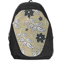 Folk Flowers Print Floral Pattern Ethnic Art Backpack Bag by Eskimos