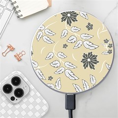 Folk Flowers Print Floral Pattern Ethnic Art Wireless Charger by Eskimos