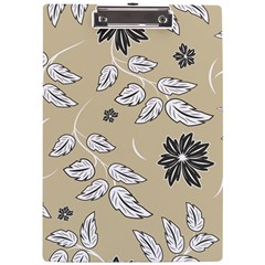 Folk Flowers Print Floral Pattern Ethnic Art A4 Clipboard by Eskimos