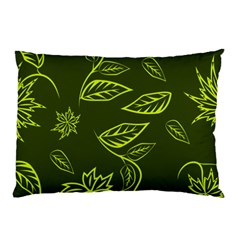 Folk Flowers Print Floral Pattern Ethnic Art Pillow Case by Eskimos