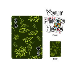 Folk flowers print Floral pattern Ethnic art Playing Cards 54 Designs (Mini)