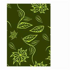 Folk flowers print Floral pattern Ethnic art Small Garden Flag (Two Sides)