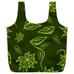 Folk flowers print Floral pattern Ethnic art Full Print Recycle Bag (XL)