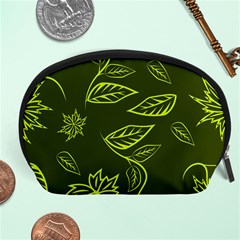 Folk flowers print Floral pattern Ethnic art Accessory Pouch (Large)