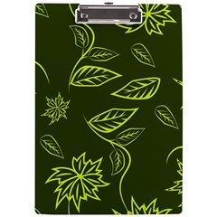 Folk Flowers Print Floral Pattern Ethnic Art A4 Clipboard by Eskimos