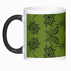 Floral Folk Damask Pattern Fantasy Flowers Floral Geometric Fantasy Morph Mugs by Eskimos