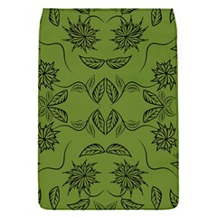 Floral Folk Damask Pattern Fantasy Flowers Floral Geometric Fantasy Removable Flap Cover (s) by Eskimos