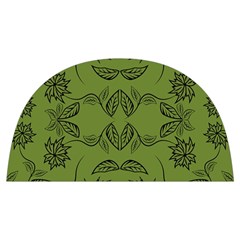 Floral Folk Damask Pattern Fantasy Flowers Floral Geometric Fantasy Anti Scalding Pot Cap by Eskimos