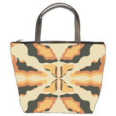 Abstract Pattern Geometric Backgrounds  Abstract Geometric  Bucket Bag by Eskimos