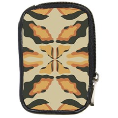 Abstract Pattern Geometric Backgrounds  Abstract Geometric  Compact Camera Leather Case by Eskimos