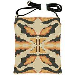 Abstract Pattern Geometric Backgrounds  Abstract Geometric  Shoulder Sling Bag by Eskimos