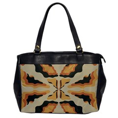 Abstract Pattern Geometric Backgrounds  Abstract Geometric  Oversize Office Handbag by Eskimos