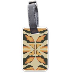 Abstract Pattern Geometric Backgrounds  Abstract Geometric  Luggage Tag (one Side) by Eskimos