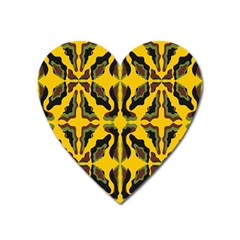 Abstract Pattern Geometric Backgrounds  Abstract Geometric Design    Heart Magnet by Eskimos