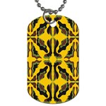 Abstract pattern geometric backgrounds  Abstract geometric design    Dog Tag (Two Sides) Front