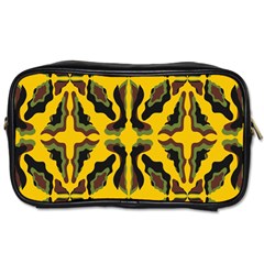 Abstract Pattern Geometric Backgrounds  Abstract Geometric Design    Toiletries Bag (one Side) by Eskimos