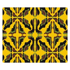 Abstract Pattern Geometric Backgrounds  Abstract Geometric Design    Double Sided Flano Blanket (small)  by Eskimos