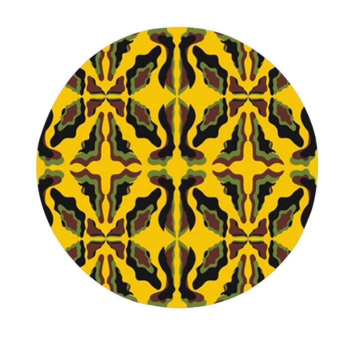 Abstract pattern geometric backgrounds  Abstract geometric design    Mini Round Pill Box