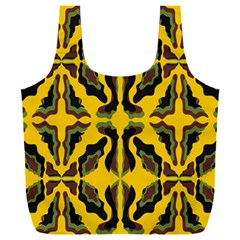 Abstract Pattern Geometric Backgrounds  Abstract Geometric Design    Full Print Recycle Bag (xxl) by Eskimos