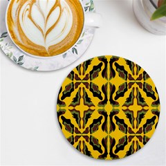 Abstract Pattern Geometric Backgrounds  Abstract Geometric Design    Uv Print Round Tile Coaster by Eskimos