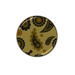 Floral pattern paisley style Paisley print. Doodle background Hat Clip Ball Marker Front