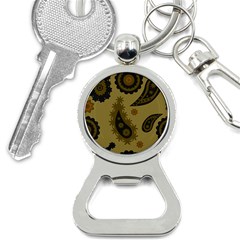 Floral Pattern Paisley Style Paisley Print  Doodle Background Bottle Opener Key Chain by Eskimos