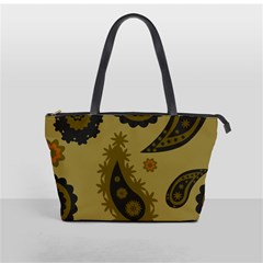 Floral Pattern Paisley Style Paisley Print  Doodle Background Classic Shoulder Handbag by Eskimos