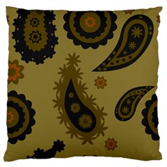 Floral Pattern Paisley Style Paisley Print  Doodle Background Standard Flano Cushion Case (one Side) by Eskimos