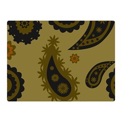 Floral Pattern Paisley Style Paisley Print  Doodle Background Double Sided Flano Blanket (mini)  by Eskimos