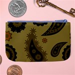 Floral pattern paisley style Paisley print. Doodle background Large Coin Purse Back