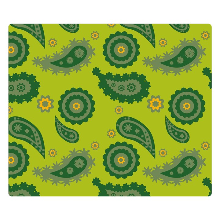 Floral pattern paisley style Paisley print. Doodle background Double Sided Flano Blanket (Small) 