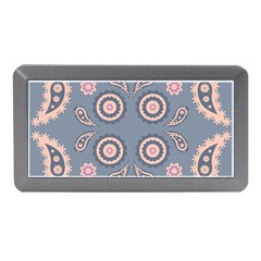 Floral Folk Damask Pattern Fantasy Flowers Floral Geometric Fantasy Memory Card Reader (mini) by Eskimos