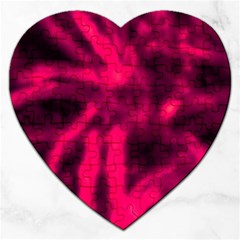 Purple Abstract Stars Jigsaw Puzzle (heart) by DimitriosArt