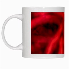 Cadmium Red Abstract Stars White Mugs by DimitriosArt