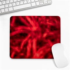 Cadmium Red Abstract Stars Large Mousepads