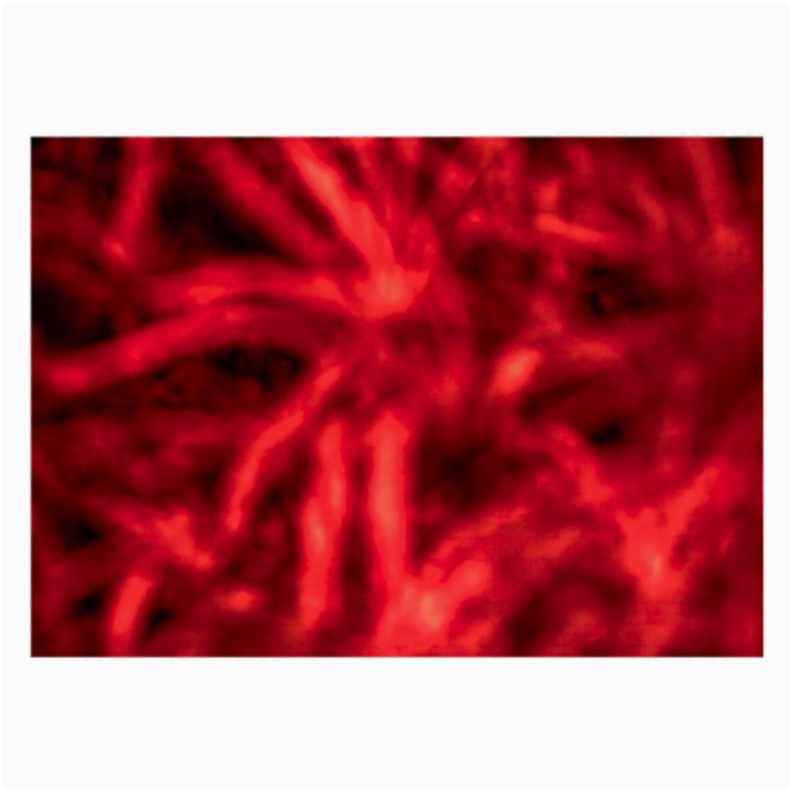 Cadmium Red Abstract Stars Large Glasses Cloth