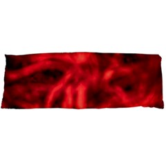 Cadmium Red Abstract Stars Body Pillow Case Dakimakura (two Sides) by DimitriosArt