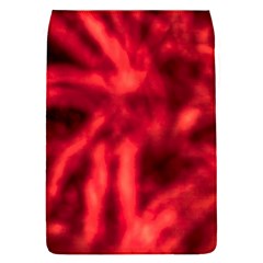 Cadmium Red Abstract Stars Removable Flap Cover (L)