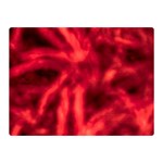 Cadmium Red Abstract Stars Double Sided Flano Blanket (Mini)  35 x27  Blanket Front