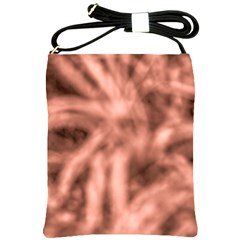 Rose Abstract Stars Shoulder Sling Bag by DimitriosArt