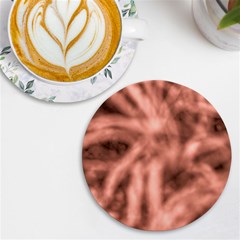 Rose Abstract Stars Uv Print Round Tile Coaster by DimitriosArt