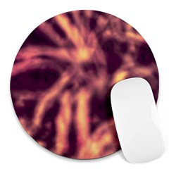 Topaz  Abstract Stars Round Mousepads by DimitriosArt