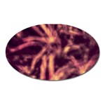 Topaz  Abstract Stars Oval Magnet Front