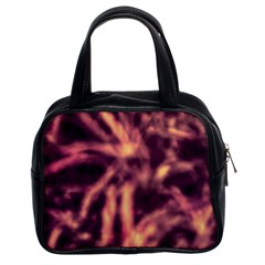 Topaz  Abstract Stars Classic Handbag (two Sides) by DimitriosArt