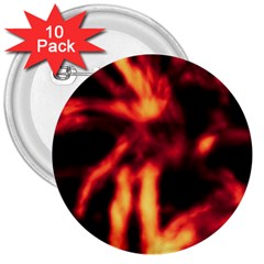 Lava Abstract Stars 3  Buttons (10 Pack)  by DimitriosArt