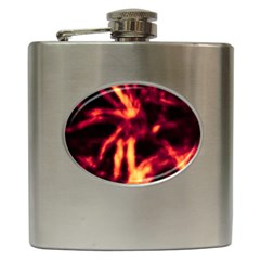 Lava Abstract Stars Hip Flask (6 Oz) by DimitriosArt