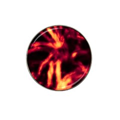 Lava Abstract Stars Hat Clip Ball Marker (4 Pack) by DimitriosArt